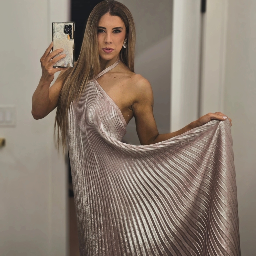 Lidee Metallic Dress